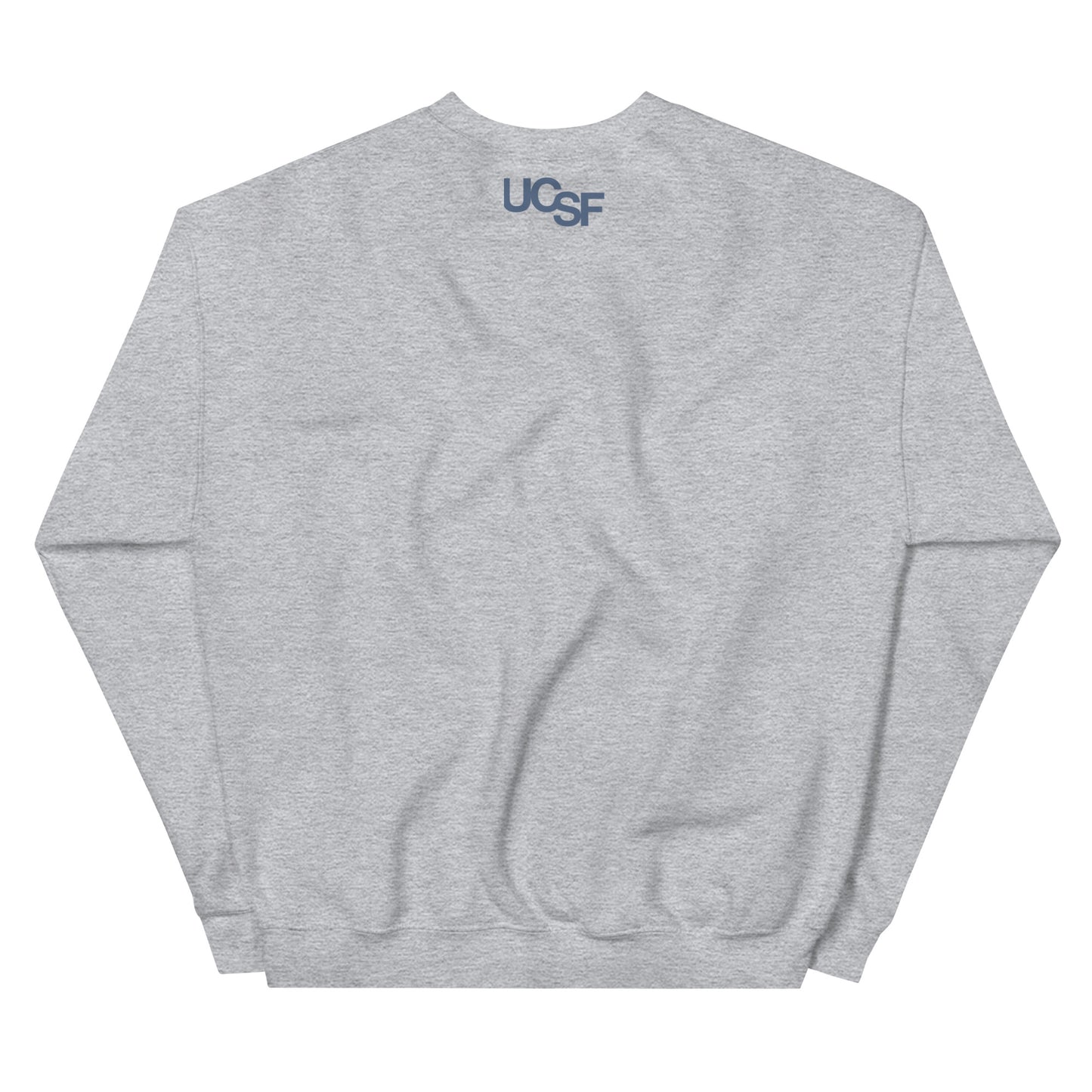 Unisex Sweatshirt City Silhouette Blue Gray Logo