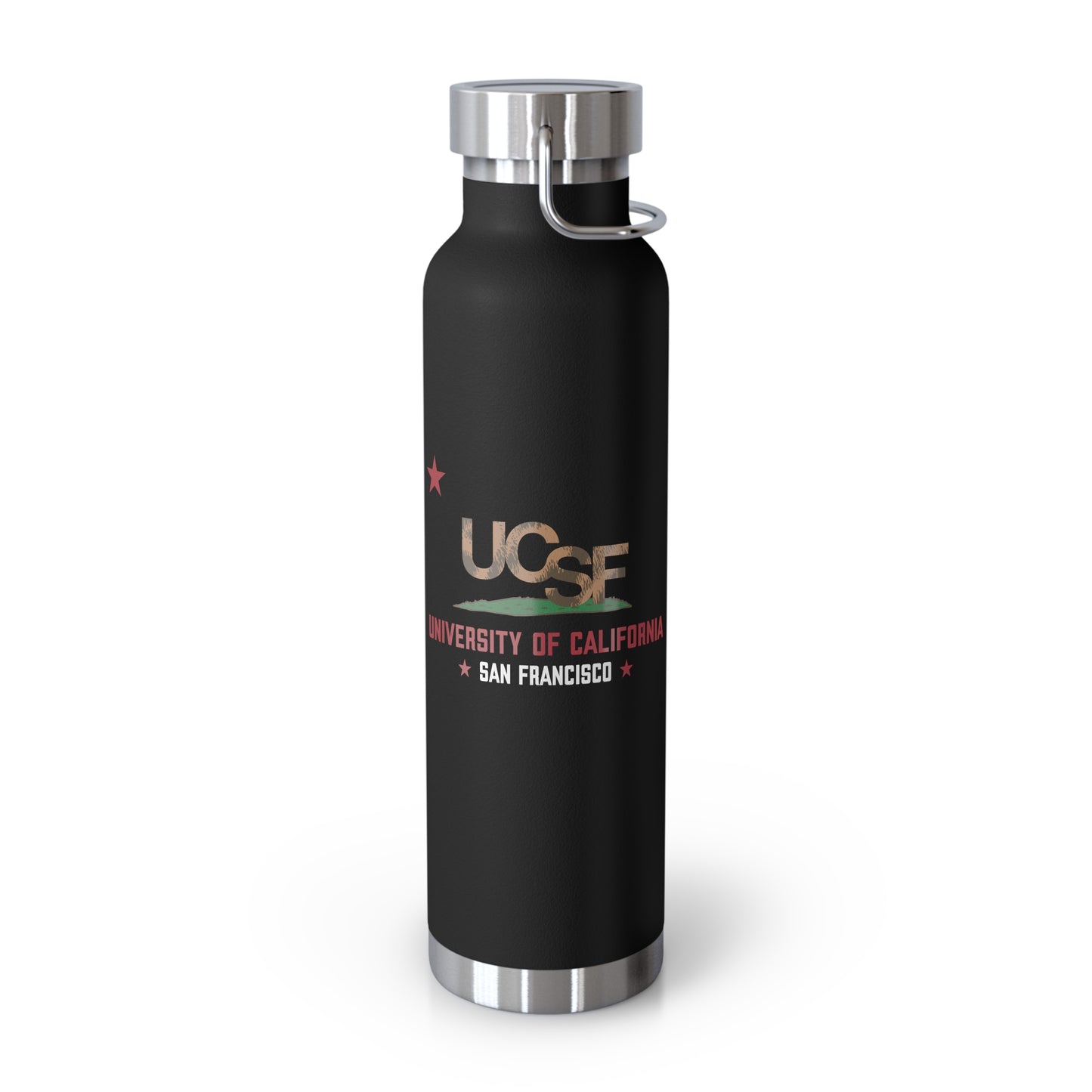 UCSF CA FLag Copper Vacuum Insulated Bottle, 22oz