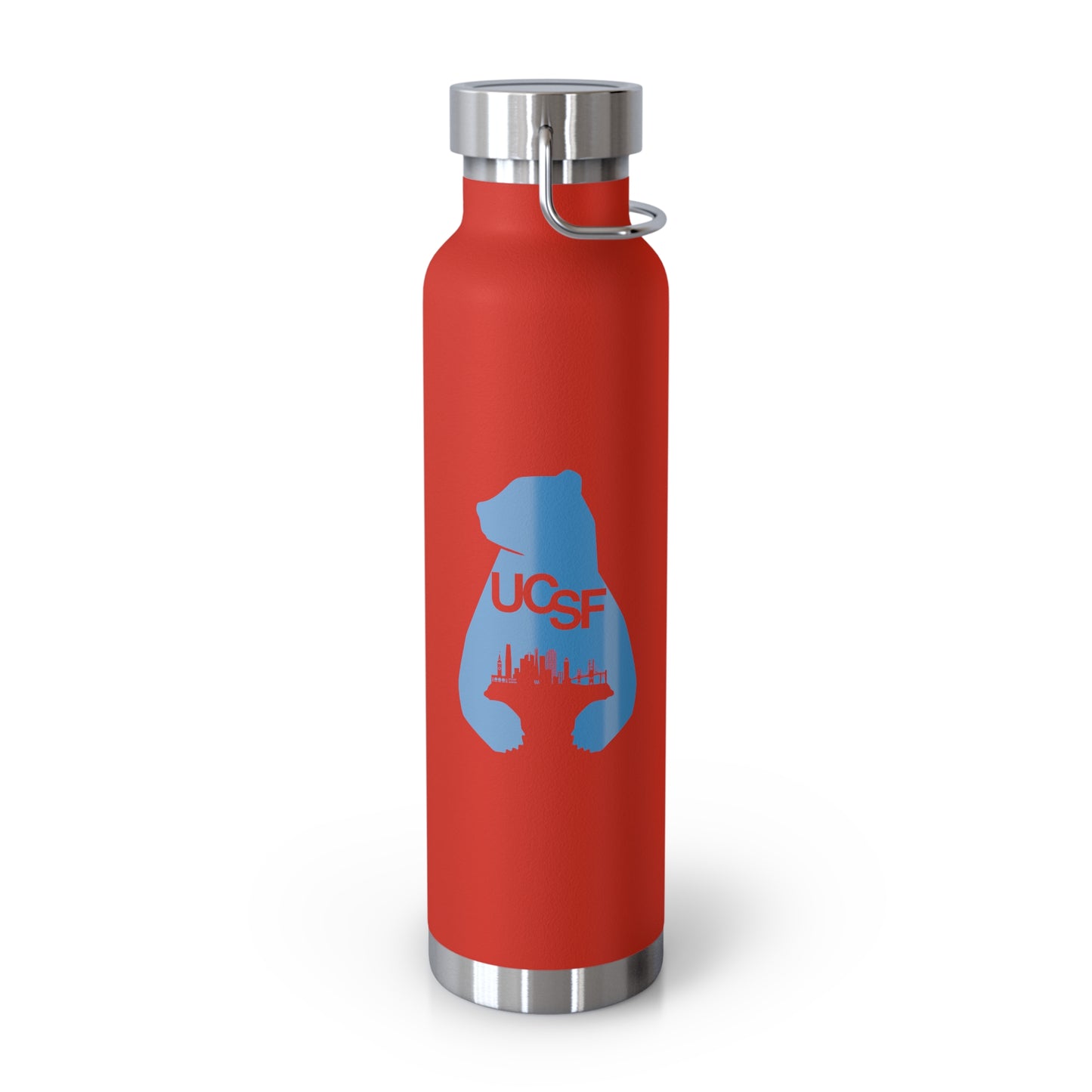 UCSF City Silhouette Process Blue Copper Vacuum Insulated Bottle, 22oz