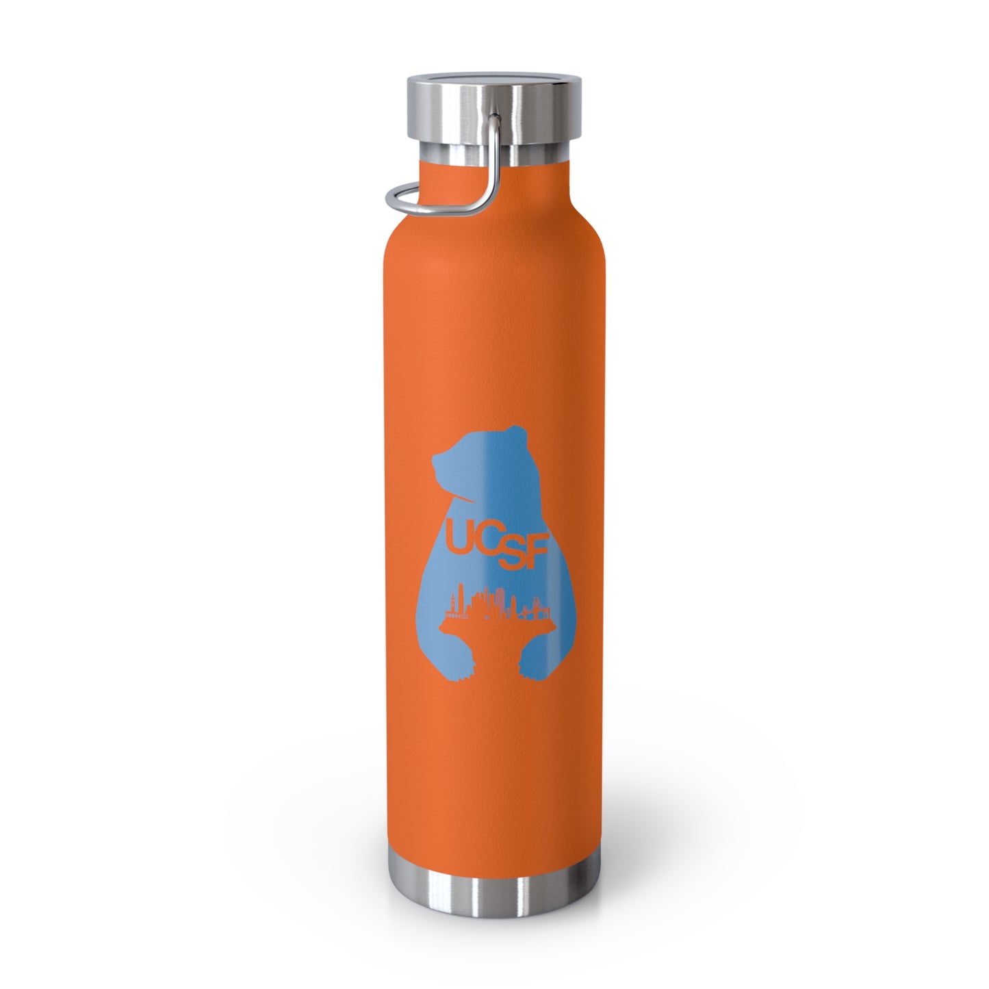 UCSF City Silhouette Process Blue Copper Vacuum Insulated Bottle, 22oz