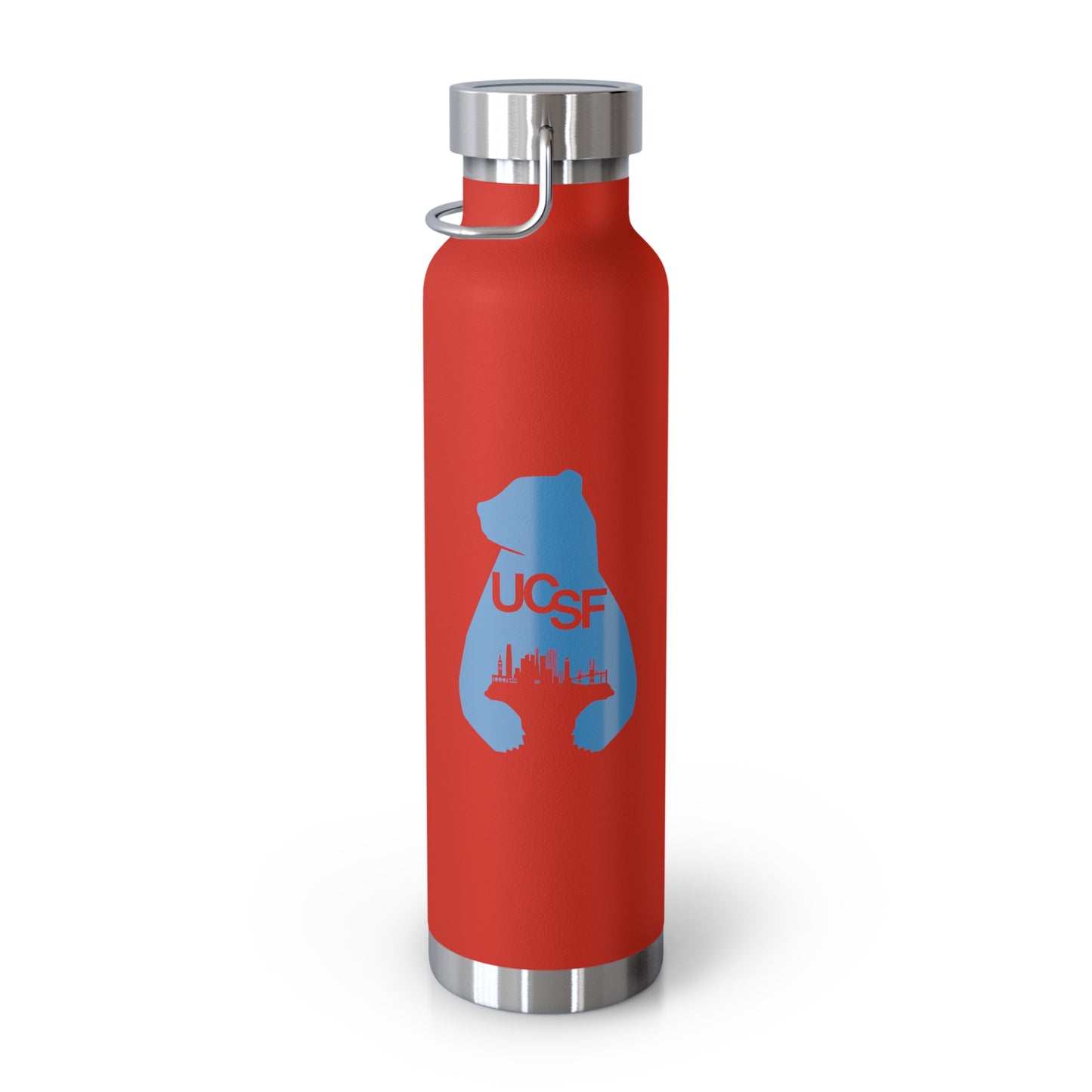 UCSF City Silhouette Process Blue Copper Vacuum Insulated Bottle, 22oz