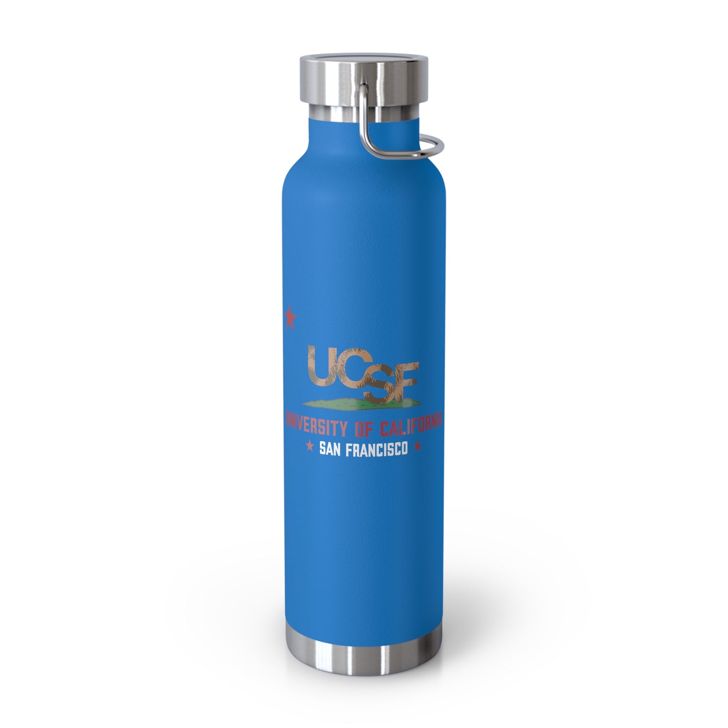 UCSF CA FLag Copper Vacuum Insulated Bottle, 22oz