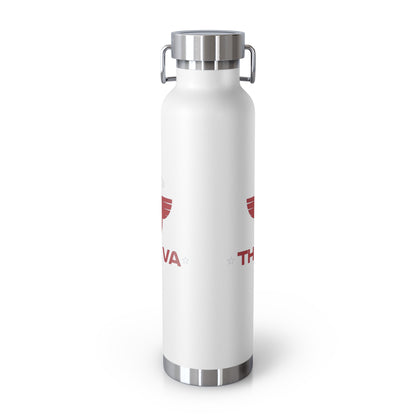 The VA Eagle Cross Copper Vacuum Insulated Bottle, 22oz