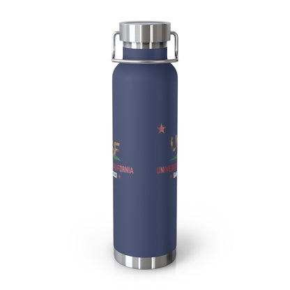 UCSF CA FLag Copper Vacuum Insulated Bottle, 22oz