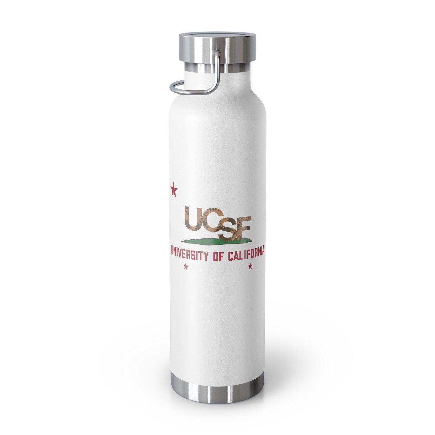 UCSF CA FLag Copper Vacuum Insulated Bottle, 22oz