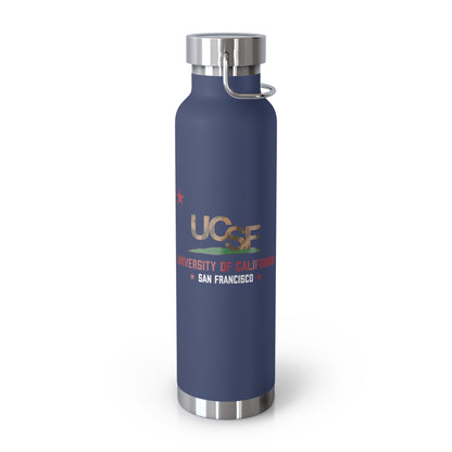 UCSF CA FLag Copper Vacuum Insulated Bottle, 22oz