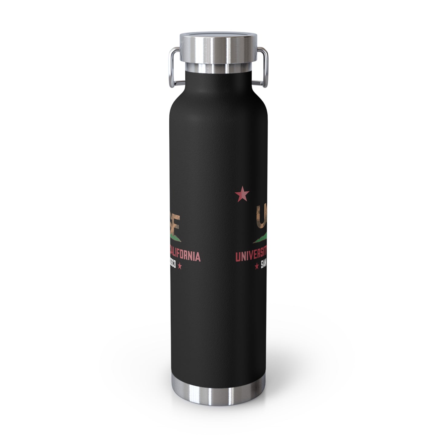 UCSF CA FLag Copper Vacuum Insulated Bottle, 22oz