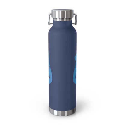 UCSF City Silhouette Process Blue Copper Vacuum Insulated Bottle, 22oz