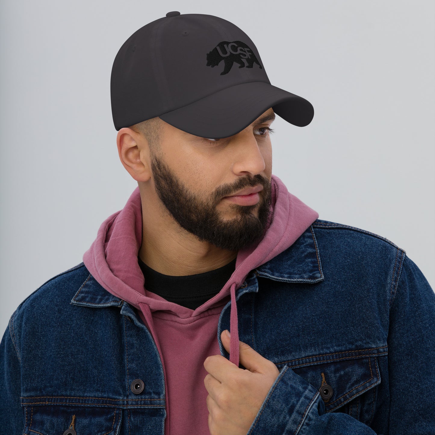 UCSF Dad Hat Black Embroidery