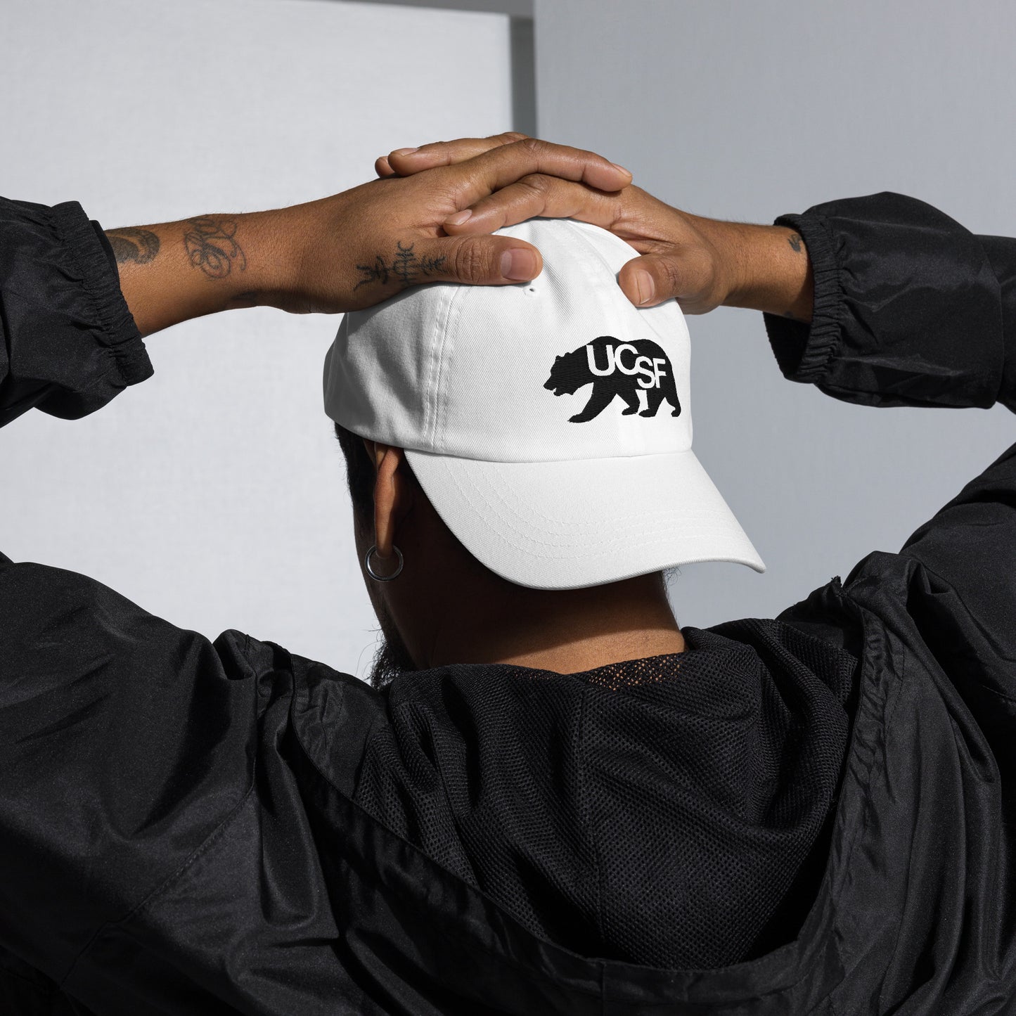 UCSF Dad Hat Black Embroidery