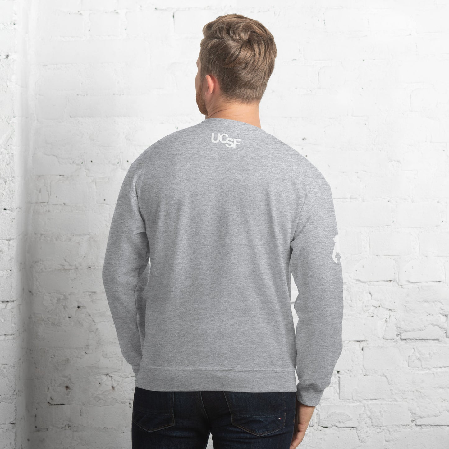 Unisex Sweatshirt City Silhouette White Logo