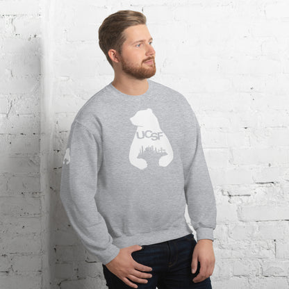 Unisex Sweatshirt City Silhouette White Logo