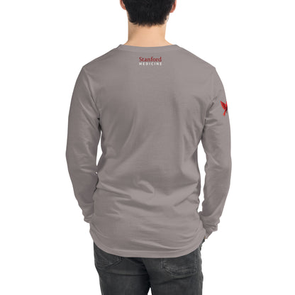 Stanford Medicine Cardinal Unisex Long Sleeve Tee