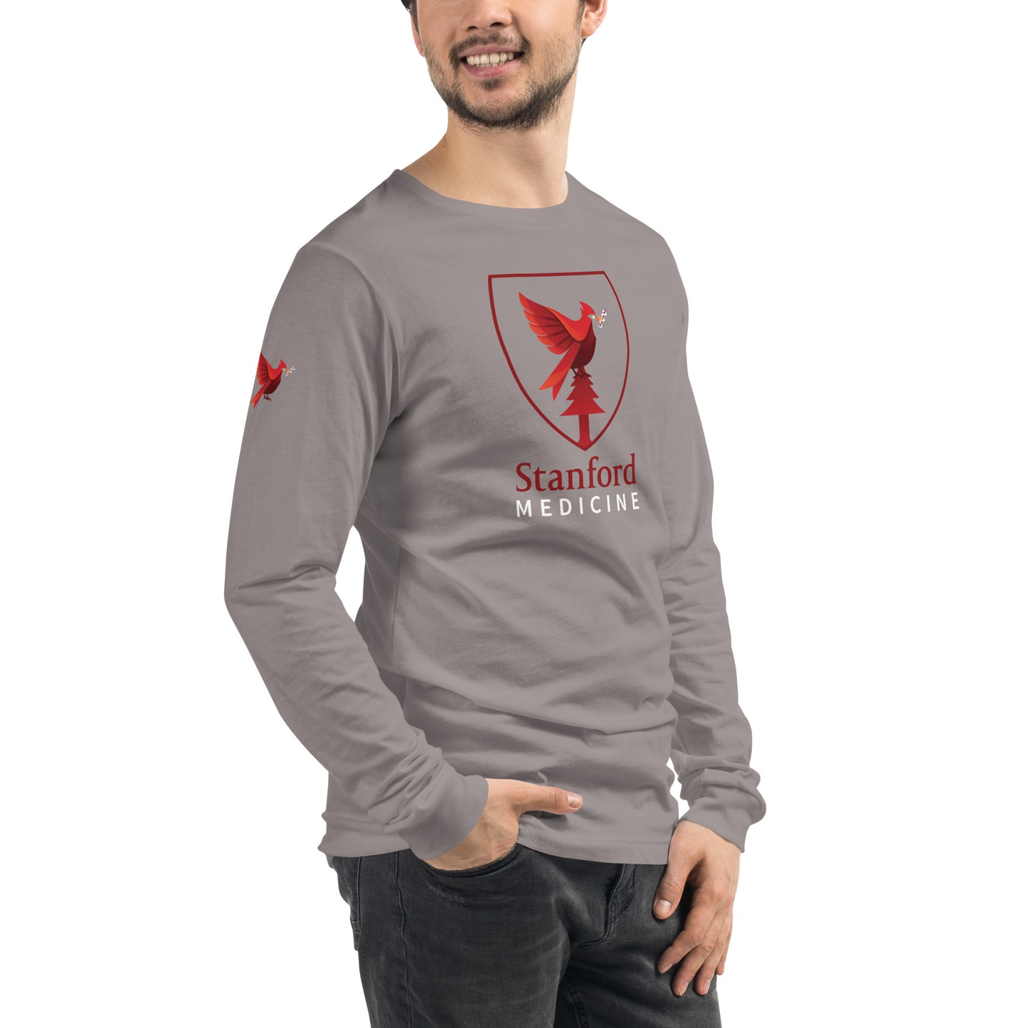 Stanford Medicine Cardinal Unisex Long Sleeve Tee