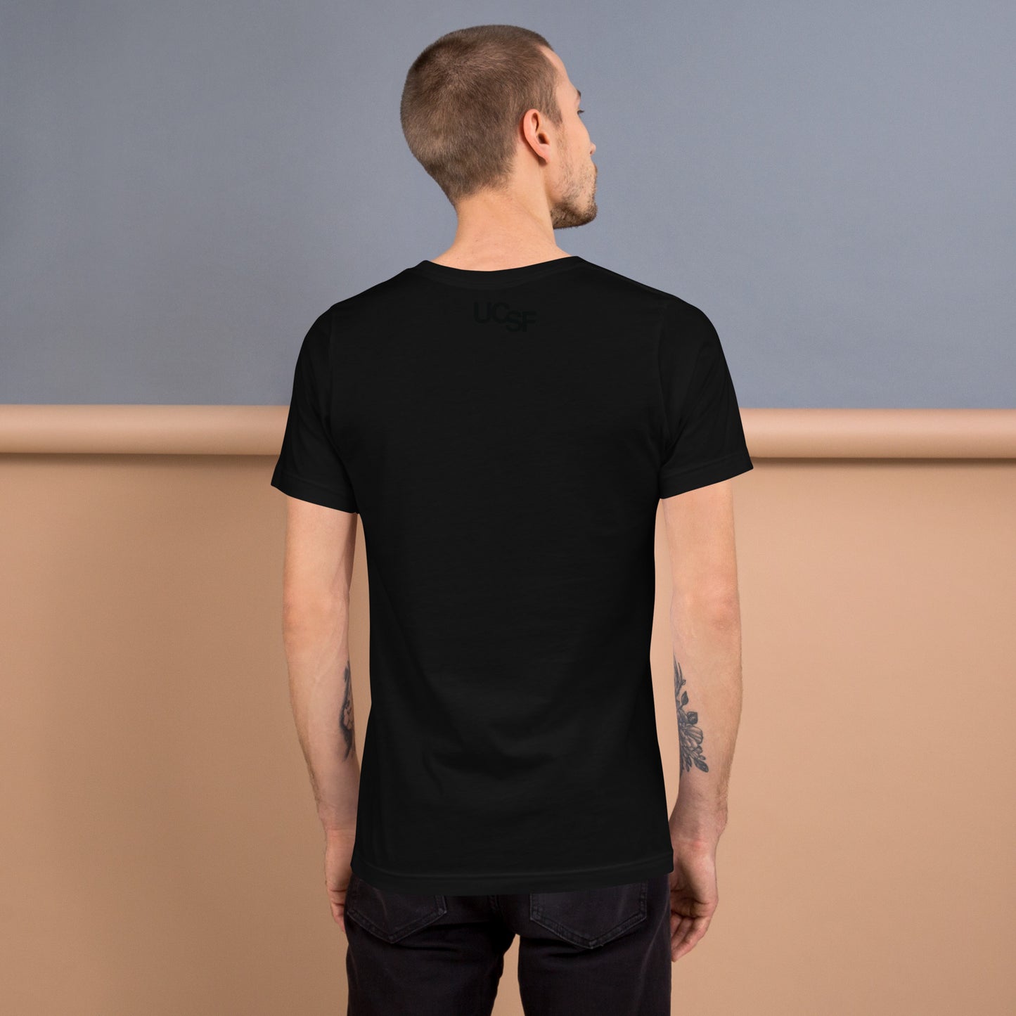 Unisex t-shirt City Silhouette Black Logo