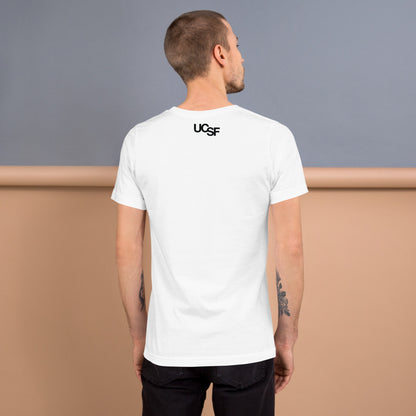 Unisex t-shirt City Silhouette Black Logo